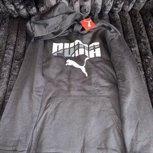 Kids Puma Black Sweatshirt